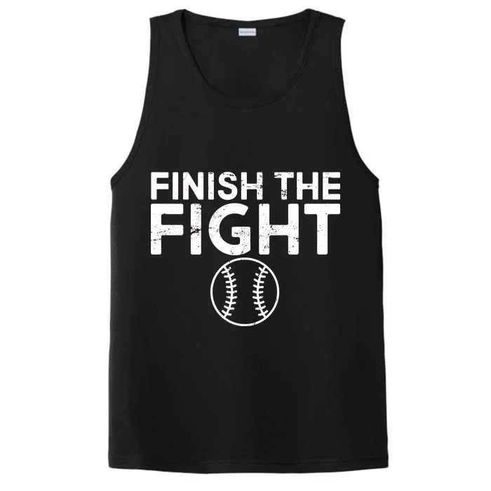 Finish The Fight Washington Baseball Performance Tank