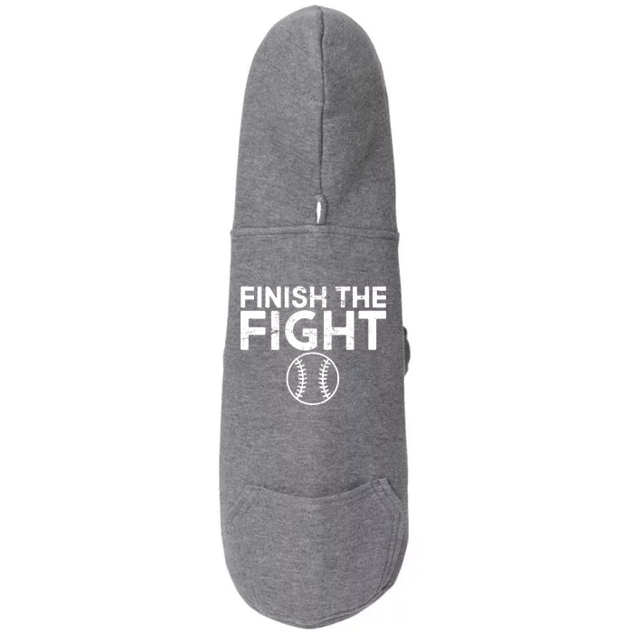 Finish The Fight Washington Baseball Doggie 3-End Fleece Hoodie