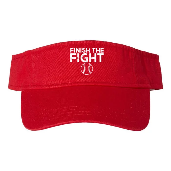 Finish The Fight Washington Baseball Valucap Bio-Washed Visor