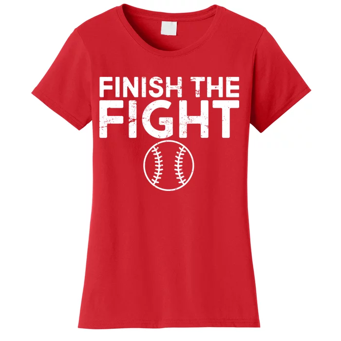 Finish The Fight Washington Baseball Women's T-Shirt