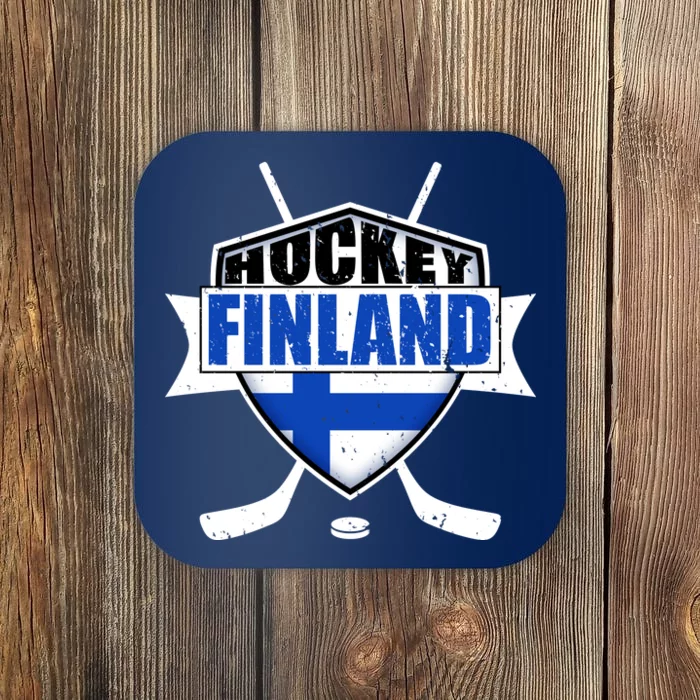 Finland Hockey Team Shield Coaster