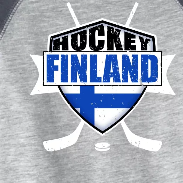 Finland Hockey Team Shield Toddler Fine Jersey T-Shirt