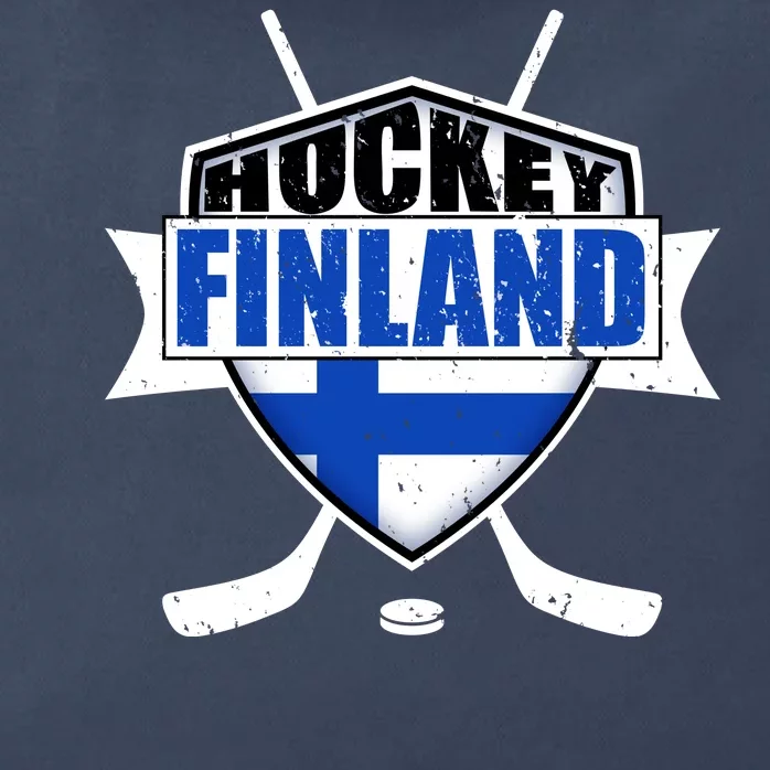 Finland Hockey Team Shield Zip Tote Bag