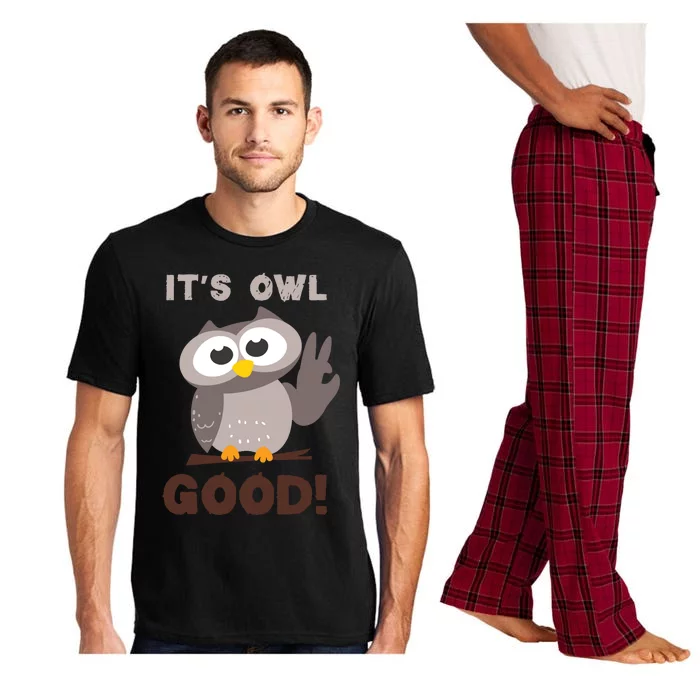 Funny Its Owl Good Birthday Gift For Owl Lovers Pajama Set