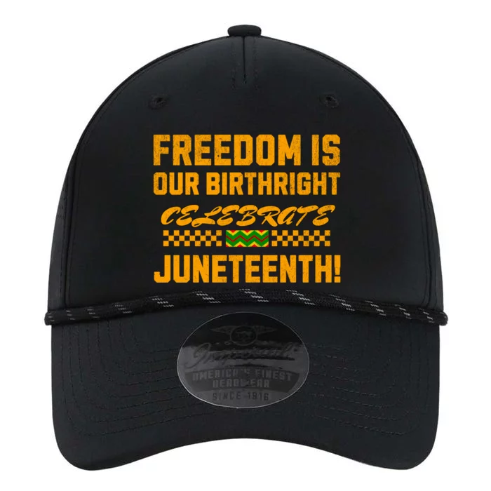 Freedom Is Our Birthright Celebrate Junenth! Gift Performance The Dyno Cap