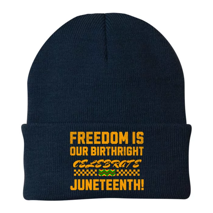 Freedom Is Our Birthright Celebrate Junenth! Gift Knit Cap Winter Beanie