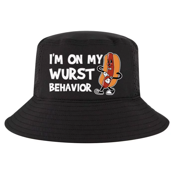 Funny I'm On My Wurst Behaviour German Sausage Wurst Cool Comfort Performance Bucket Hat