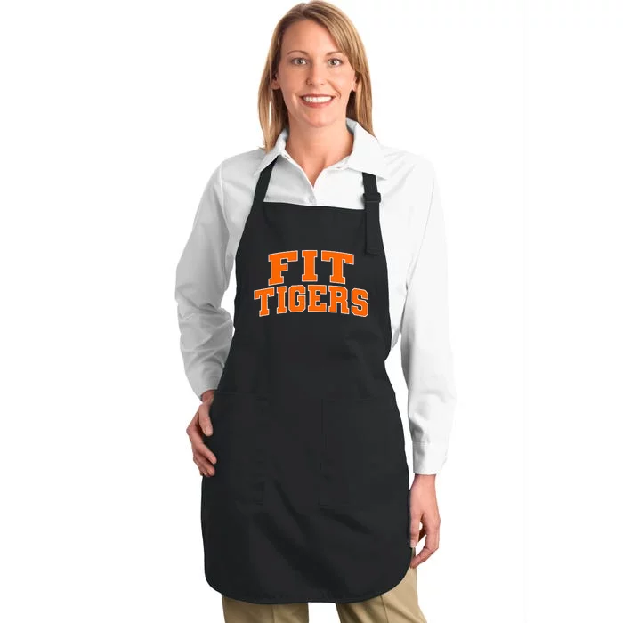 Fashion Institute Of Technology Tigers Full-Length Apron With Pocket