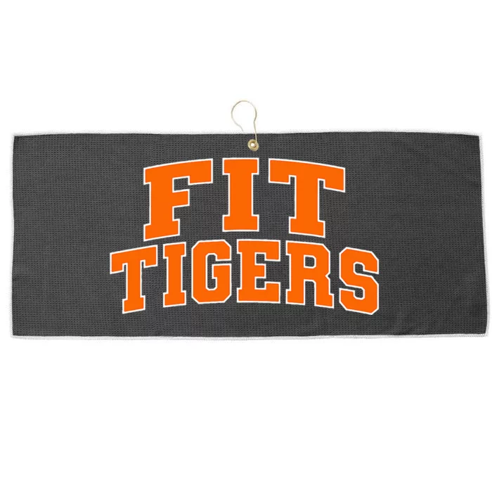 Fashion Institute Of Technology Tigers Large Microfiber Waffle Golf Towel