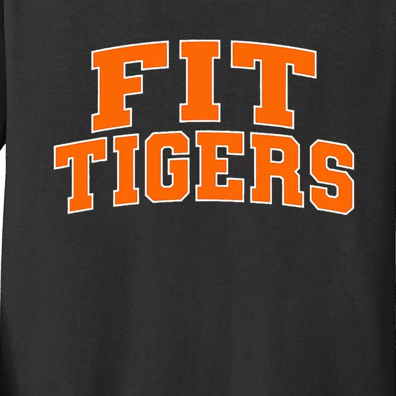 Fashion Institute Of Technology Tigers Kids Long Sleeve Shirt