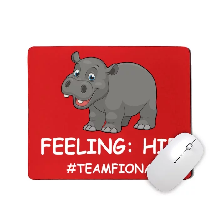 Fiona The Baby Hippo Feeling Hip Preemie Mousepad