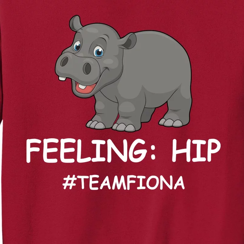 Fiona The Baby Hippo Feeling Hip Preemie Tall Sweatshirt