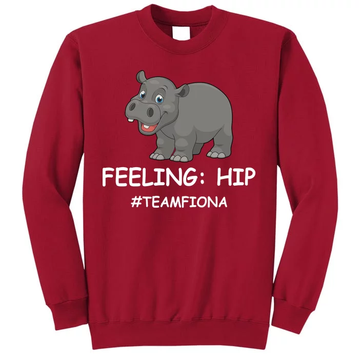 Fiona The Baby Hippo Feeling Hip Preemie Tall Sweatshirt