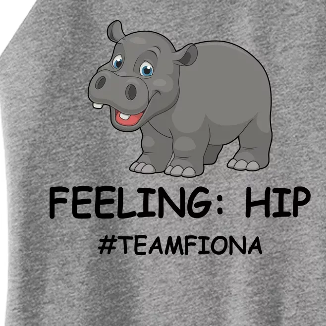 Fiona The Baby Hippo Feeling Hip Preemie Women’s Perfect Tri Rocker Tank