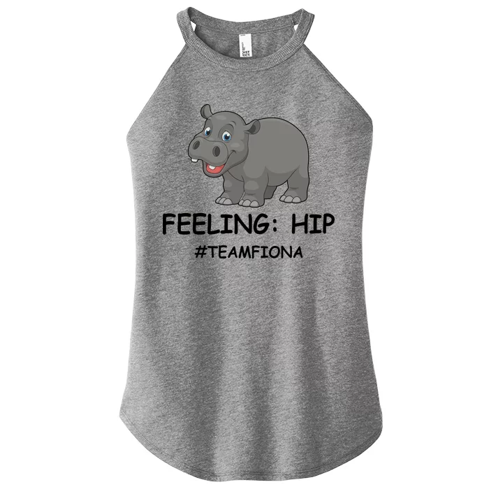 Fiona The Baby Hippo Feeling Hip Preemie Women’s Perfect Tri Rocker Tank