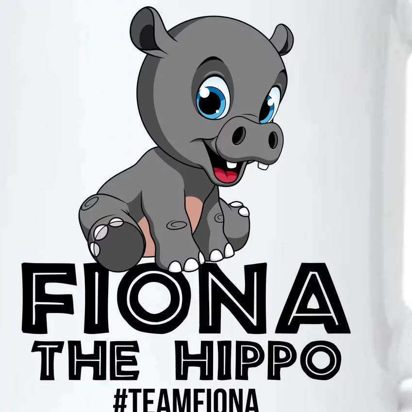 Fiona The Hippo #TeamFiona Hippopotamus Zoo Black Color Changing Mug