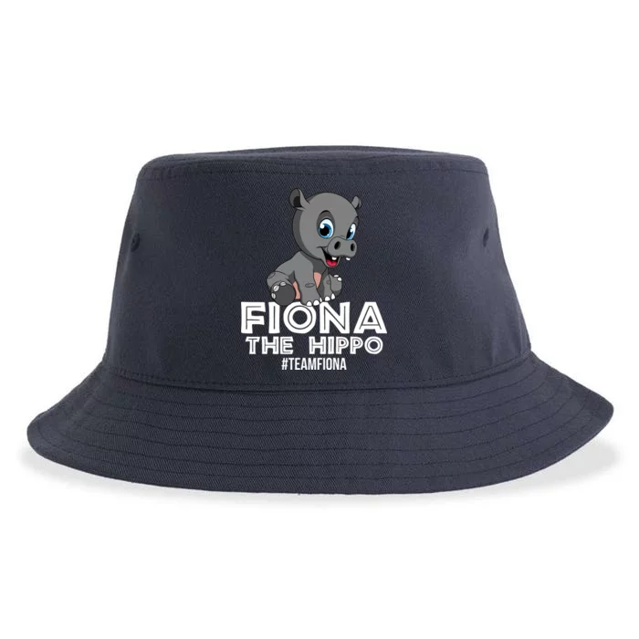 Fiona The Hippo #TeamFiona Hippopotamus Zoo Sustainable Bucket Hat