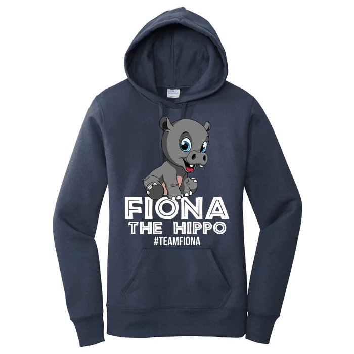 Fiona The Hippo #TeamFiona Hippopotamus Zoo Women's Pullover Hoodie