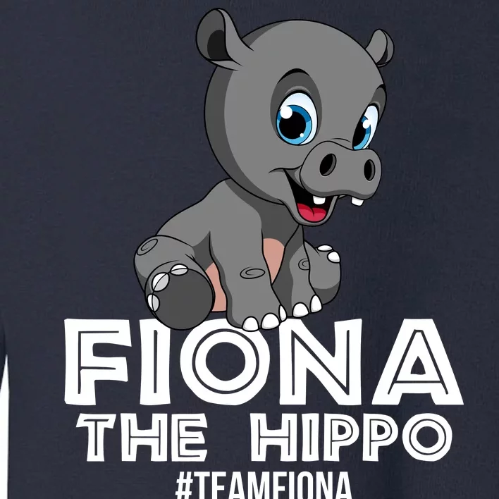 Fiona The Hippo #TeamFiona Hippopotamus Zoo Toddler Sweatshirt