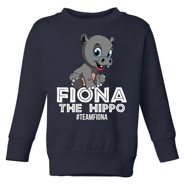 Fiona The Hippo #TeamFiona Hippopotamus Zoo Toddler Sweatshirt