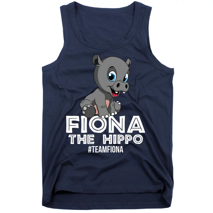 Fiona The Hippo #TeamFiona Hippopotamus Zoo Tank Top