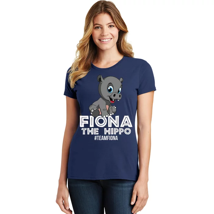 Fiona The Hippo #TeamFiona Hippopotamus Zoo Women's T-Shirt