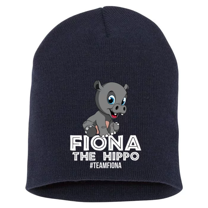 Fiona The Hippo #TeamFiona Hippopotamus Zoo Short Acrylic Beanie