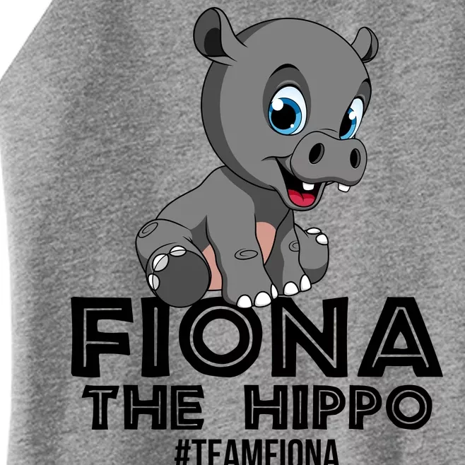 Fiona The Hippo #TeamFiona Hippopotamus Zoo Women’s Perfect Tri Rocker Tank