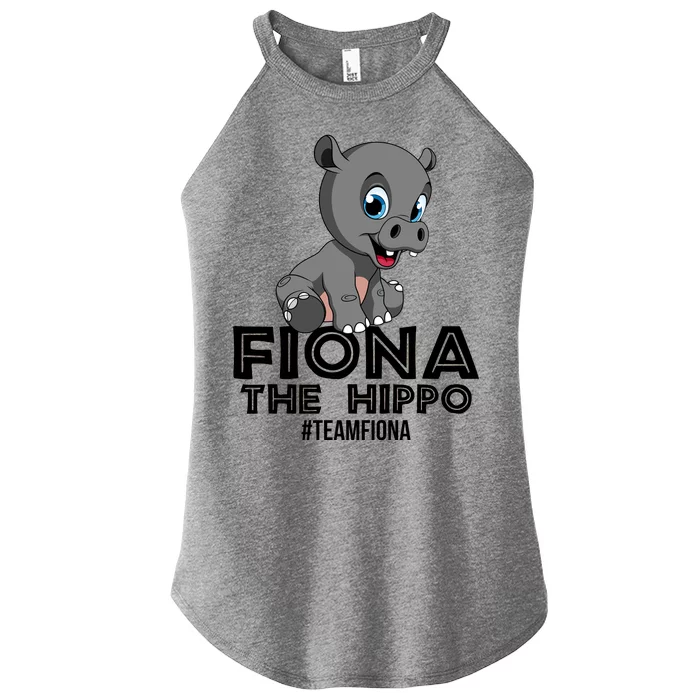 Fiona The Hippo #TeamFiona Hippopotamus Zoo Women’s Perfect Tri Rocker Tank