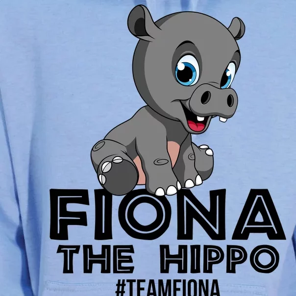 Fiona The Hippo #TeamFiona Hippopotamus Zoo Unisex Surf Hoodie