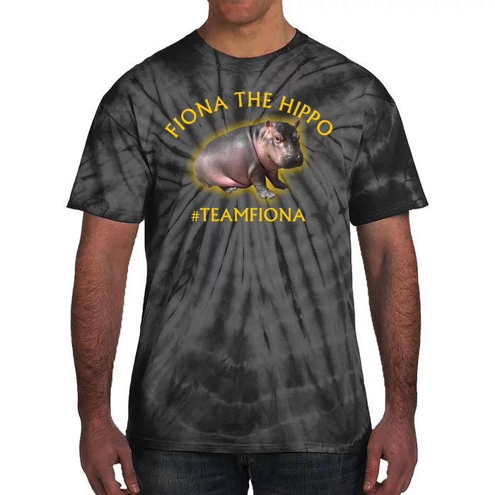 Fiona The Hippo #TeamFiona Photo Tie-Dye T-Shirt