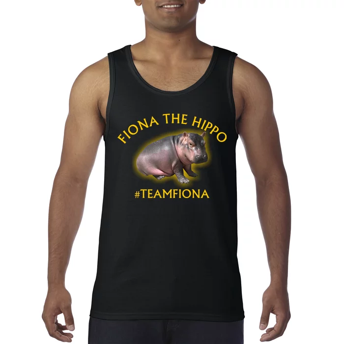 Fiona The Hippo #TeamFiona Photo Tank Top