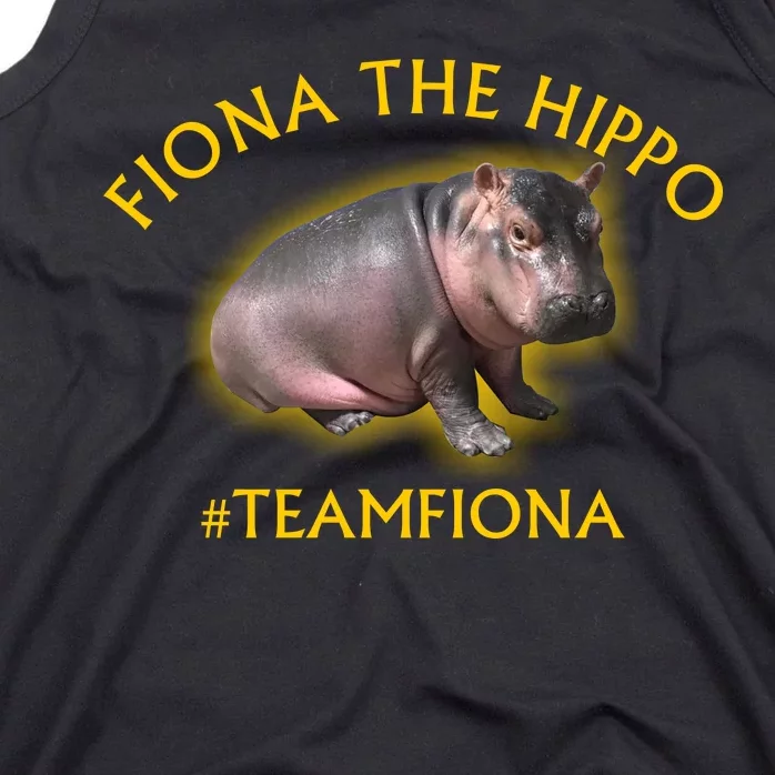 Fiona The Hippo #TeamFiona Photo Tank Top