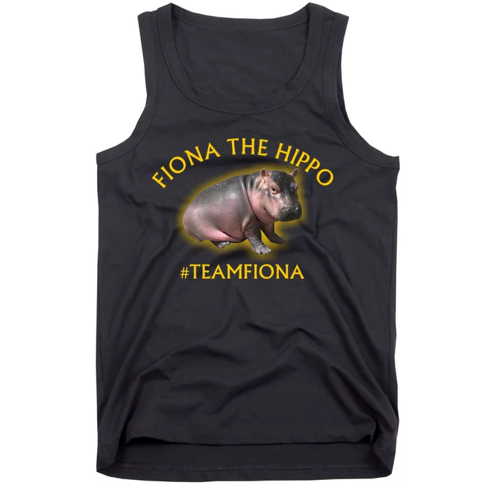 Fiona The Hippo #TeamFiona Photo Tank Top