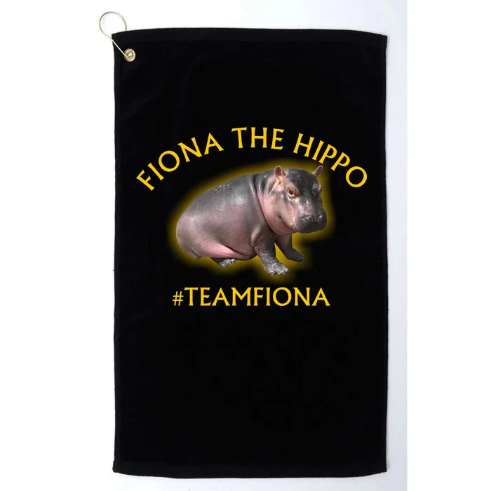 Fiona The Hippo #TeamFiona Photo Platinum Collection Golf Towel