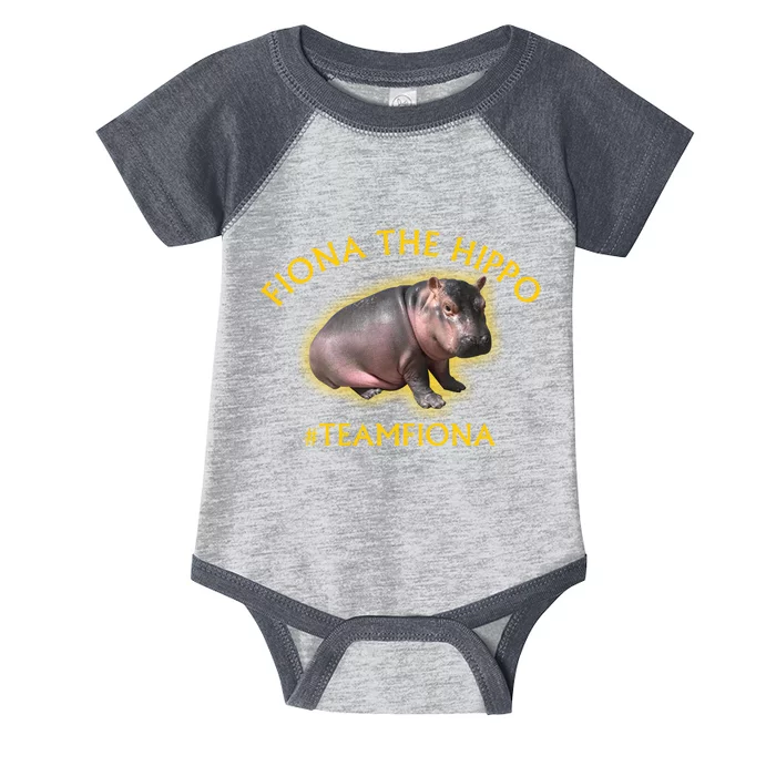 Fiona The Hippo #TeamFiona Photo Infant Baby Jersey Bodysuit