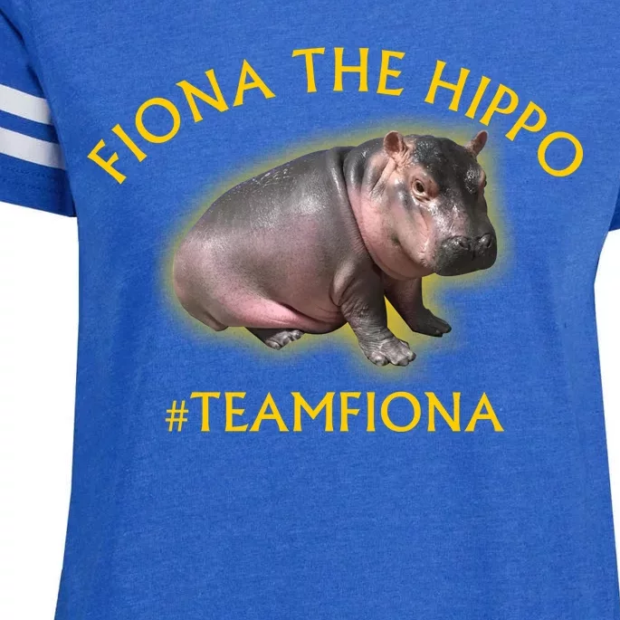 Fiona The Hippo #TeamFiona Photo Enza Ladies Jersey Football T-Shirt