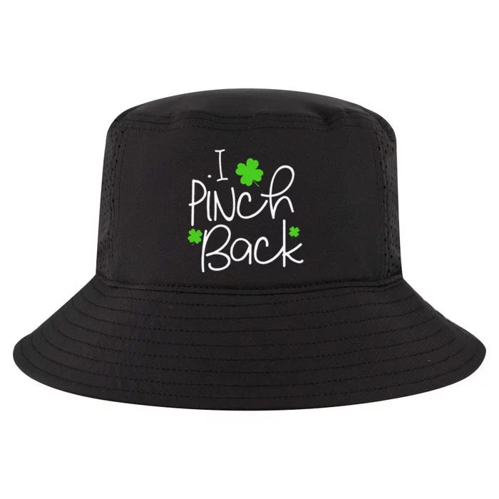 Funny I Pinch Back Saint Patrick's Day Lucky Irish Clover Cute Cool Comfort Performance Bucket Hat