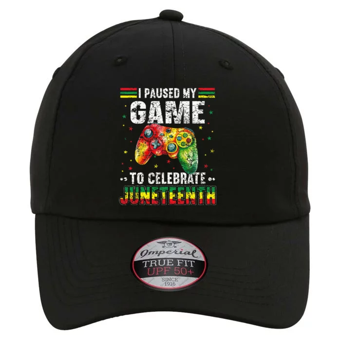 Funny I Paused My Game To Celebrate Junenth Black Gamers The Original Performance Cap