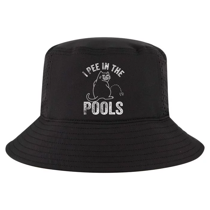 Funny I Pee In Pools Summer Vacation Men Women Cool Comfort Performance Bucket Hat