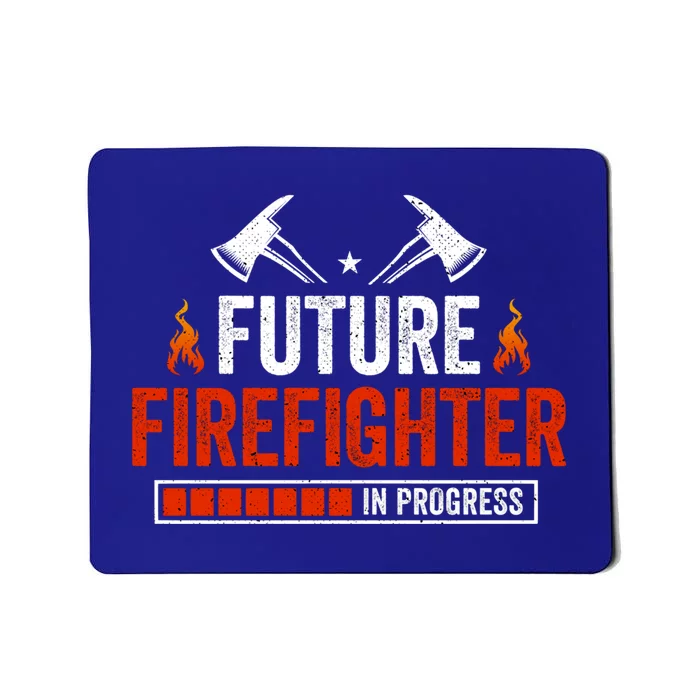 Firefighter In Progress Fire Fire Rescue First Responder Meaningful Gift Mousepad