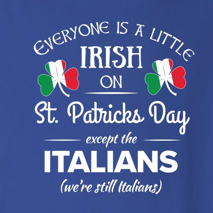 Funny Italian Pride Gift Irish St Patricks Day Italians Gift Toddler Long Sleeve Shirt