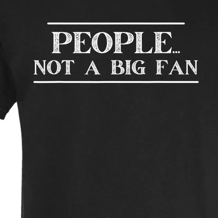 Funny Introvert Quotes People Not A Big Fan Garment-Dyed Heavyweight T-Shirt