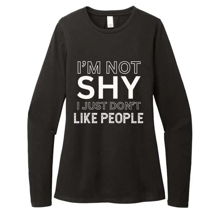 Funny Introvert Quotes And Sayings About Not Being Shy Womens CVC Long Sleeve Shirt