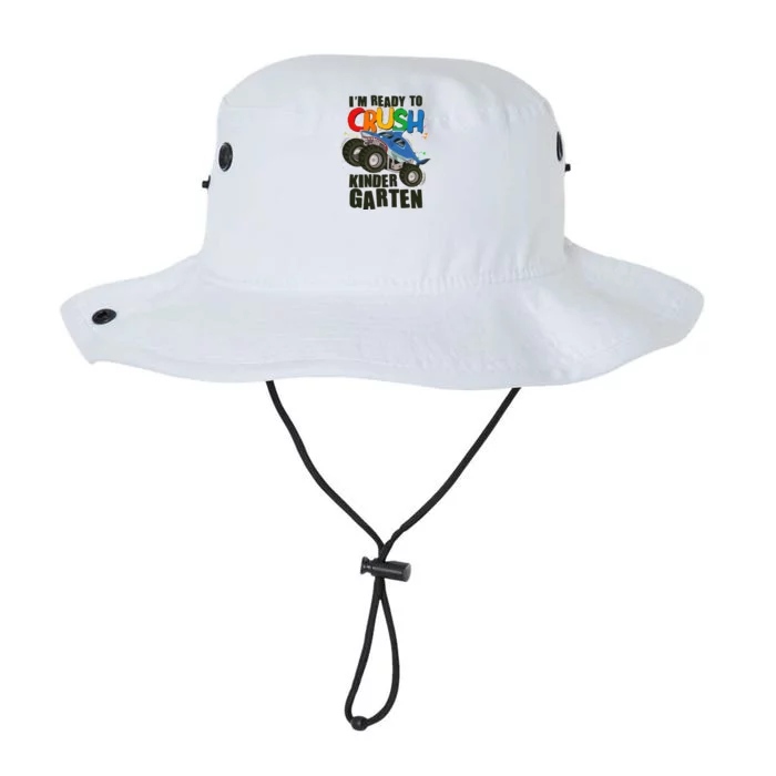 Funny I'm Ready To Crush Kindergarten Shark Monster Truck Legacy Cool Fit Booney Bucket Hat