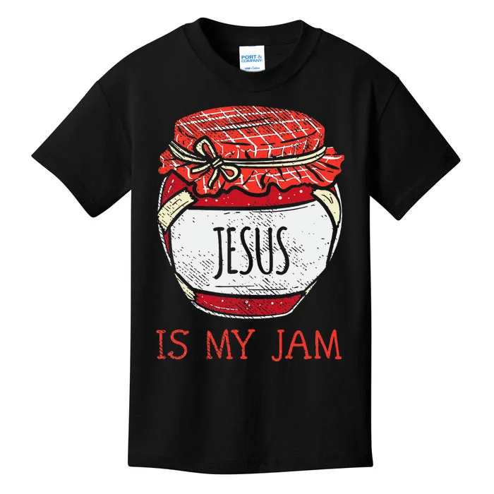 Fun Inspirational Religious Saying Cute Jesus Is My Jam Kids T-Shirt