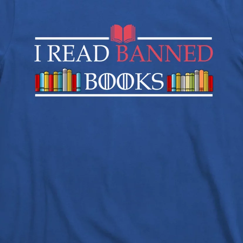 Funny I Read Banned Books Funny Gift National Librarian Week Great Gift T-Shirt