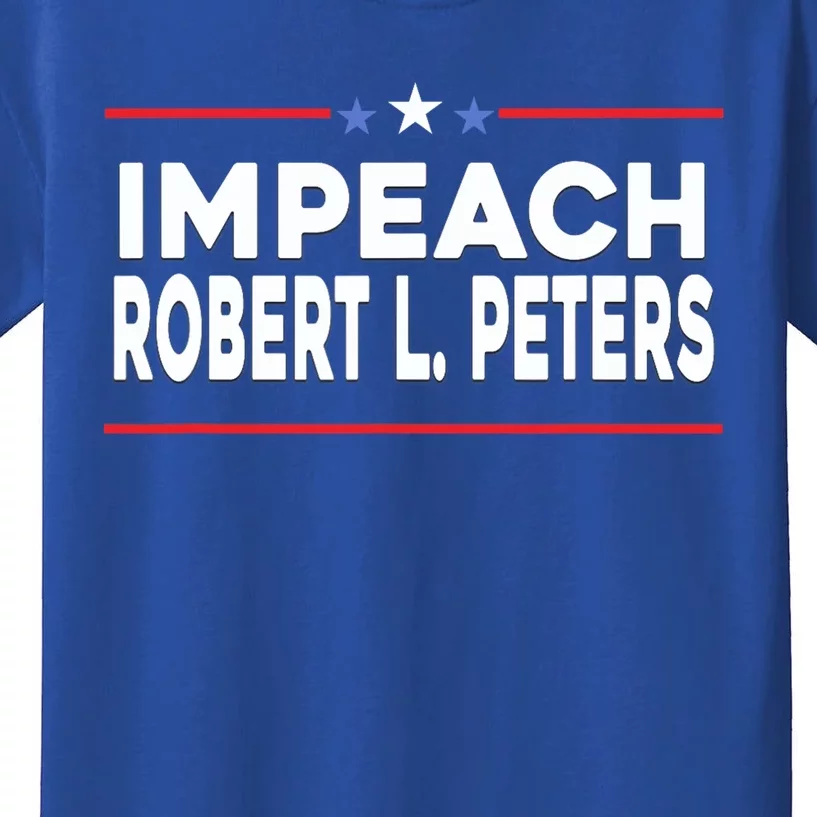 Funny Impeach Robert L Peters Anti Joe Biden Kids T-Shirt