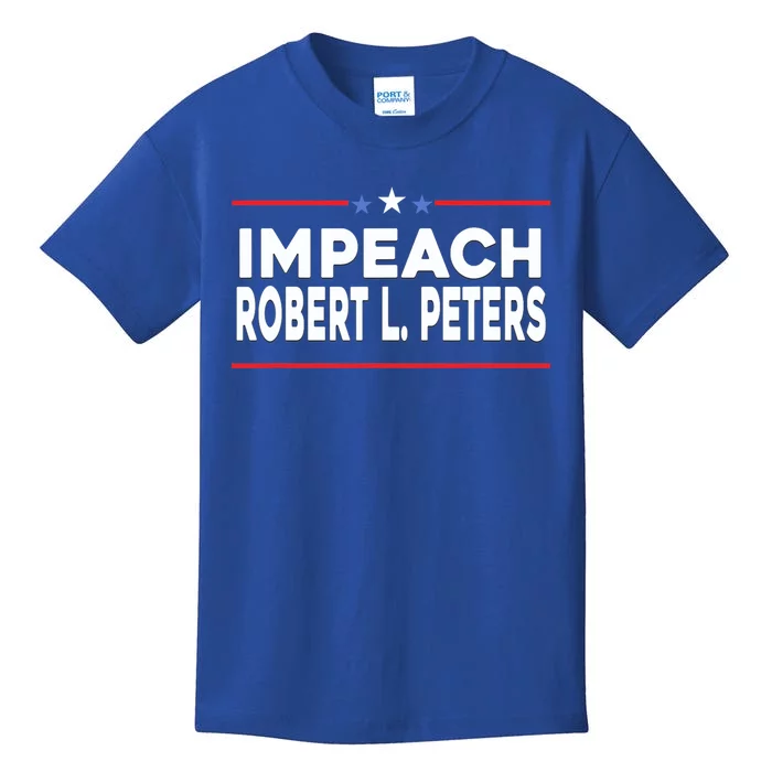 Funny Impeach Robert L Peters Anti Joe Biden Kids T-Shirt