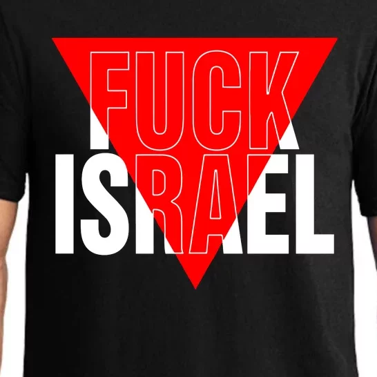 Fuck Israel Red Triangle Pajama Set